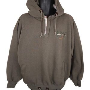 Vintage Bryce Canyon Sweatshirt Hoodie Mens Size Large Brown National Park